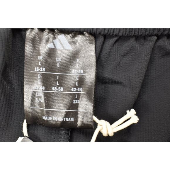 Adidas Women's Regular Size L Black W.N.E. Woven Pants Windbreaker NEW JP4197 - Picture 2 of 8